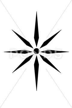 Tribal star Stock Illustration