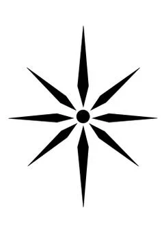 Tribal star Stock Illustration
