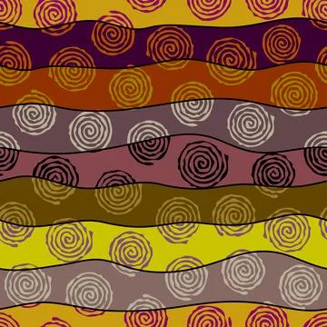 Tribal style seamless pattern. Vector image 库存插图