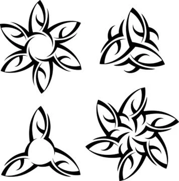 Tribal Tattoo Design Stock Illustration