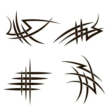Tribal Tattoo Design Stock Illustration