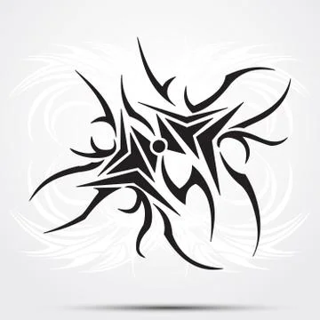 Tribal tattoo Illustrazione stock