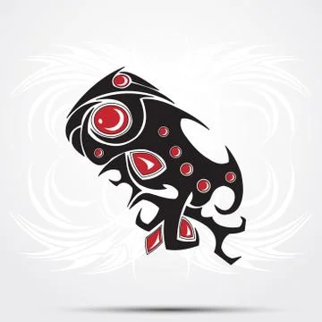 Tribal tattoo Stock Illustration