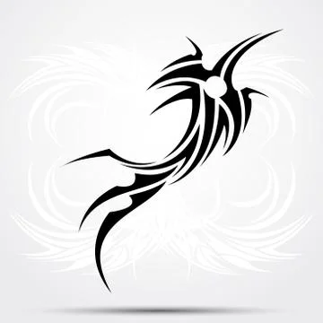 Tribal tattoo Stock Illustration