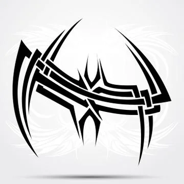 Tribal tattoo Stock Illustration