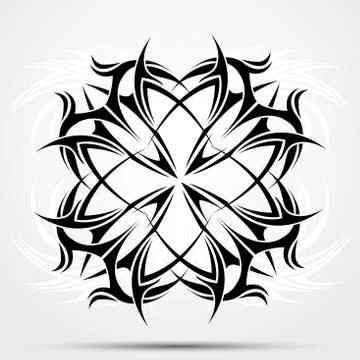 Tribal tattoo Stock Illustration
