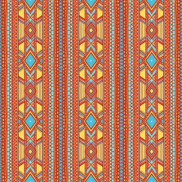 Tribal vertical striped pattern - 2 Stock Illustration