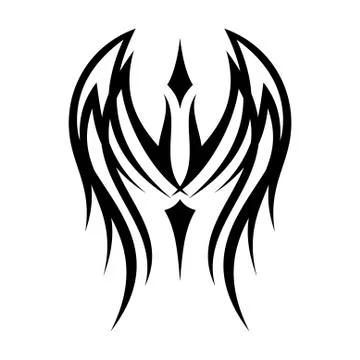 Tribal wing Stock Illustration