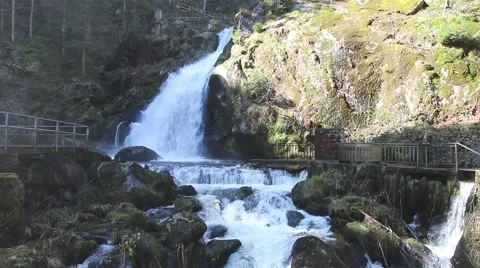 Triberg Waterfalls 1 Stock Footage 49079892