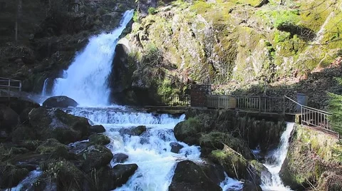 Triberg Waterfalls 2 Stock Footage 49079976