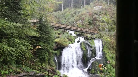 Triberg waterfalls Stock Footage 43185284