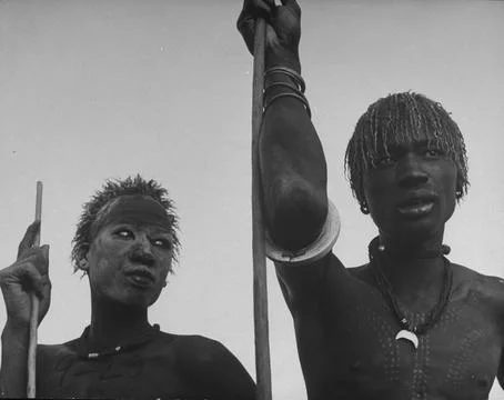 Tribesmen, Sudan Stock Photos