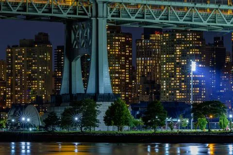 Triborough Bridge Base Stock Photos