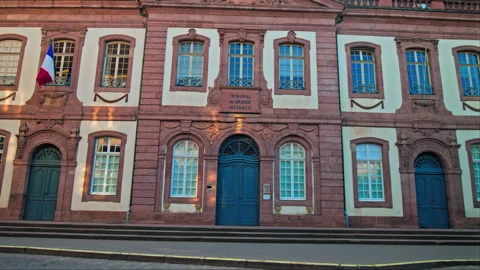 Tribunal de Grande Instance in Colmar, France. Stock Footage 247250129