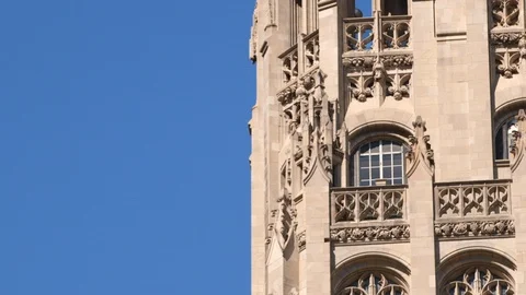 TRIBUNE TOWER SIDE Video stock 95878456