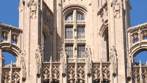 TRIBUNE TOWER TOP 스톡 동영상 95878931