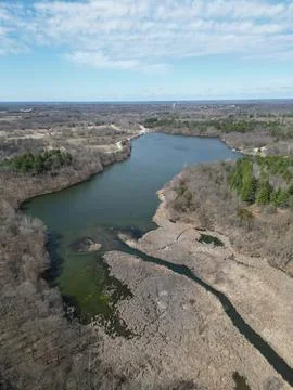 Tributrary to Rocky Fork Lake Foto stock