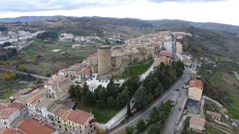 Tricarico drone shot Video stock 106071845