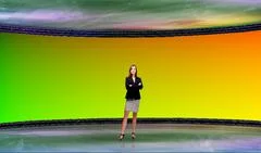 Tricaster Psd TV Studio Set for Business PSD Template