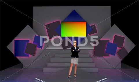 Tricaster Psd TV Studio Set for Entertainment-29 PSD Template