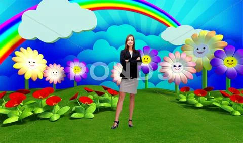 Tricaster Psd TV Studio Set for Kids Plantilla PSD