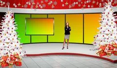 Tricaster Psd TV Studio Set for Miscellaneous PSD Template