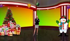 Tricaster Psd TV Studio Set for Miscellaneous PSD Template
