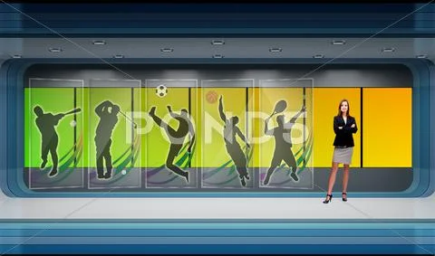 Tricaster Psd TV Studio Set for Sports Modello PSD