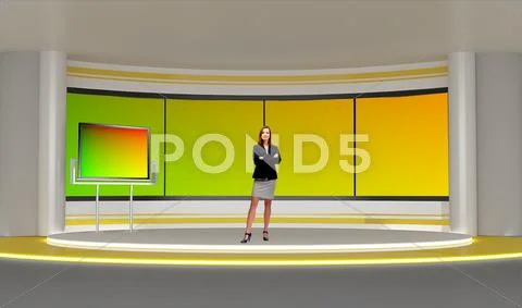 Tricaster Psd TV Studio Set for Education 006 Modello PSD