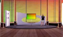 Tricaster Psd TV Studio Set for Talkshow PSD Template
