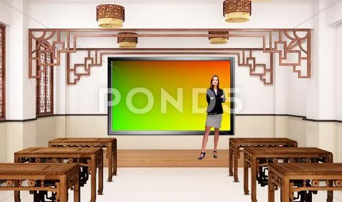 Tricaster Psd TV Studio Set for Education 032 Modello PSD