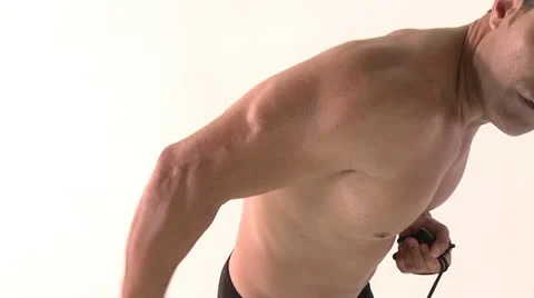 TRICEP exercises Stock Footage 17849142