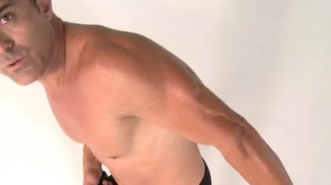 TRICEP exercises Stock Footage 17850845