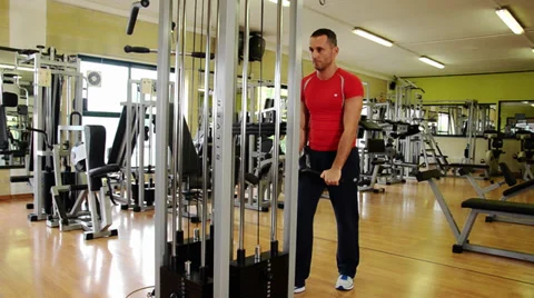 Triceps exercises Video stock 30423106