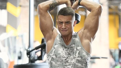 Triceps sm Stock Footage 106392412