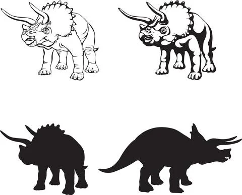 Triceratop Stock Illustration