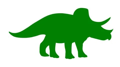 Triceratops Dinosaur Stock Illustration