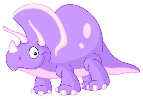 Triceratops dinosaur Stock Illustration