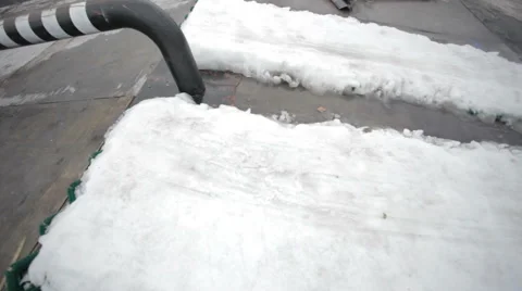 The trick on a snowboard Video stock 59692054