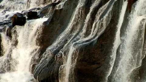 Trickle Fall Stock Footage 490405