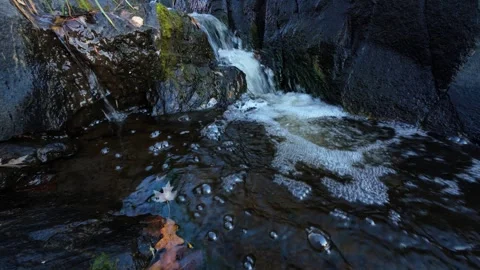 Trickle waterfall Stock Footage 295435637