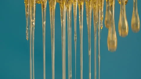 Trickles of honey Stock Footage 173587416