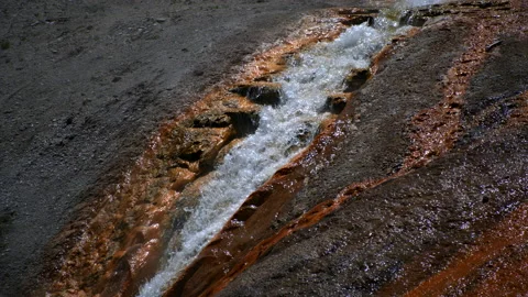 Trickling Hot Spring Stock-Footage 131490738