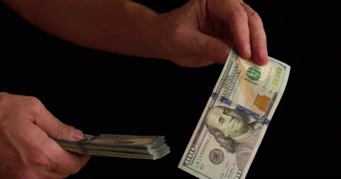 Tricks with Money 4K Stock Footage 61233519