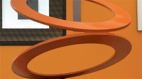 Tricky Rings Illusion Stock Footage 243776206