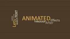 TriColor Kinetic Typography Stock After Effects
