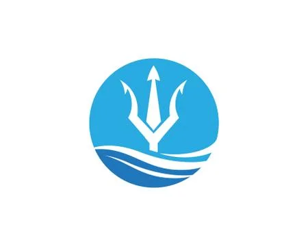 Trident Logo Template イラスト素材