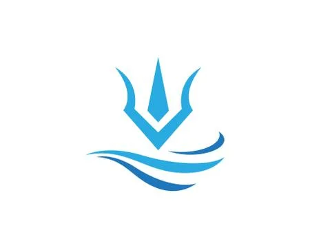 Trident Logo Template イラスト素材