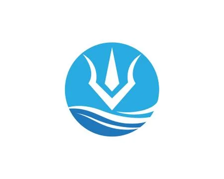 Trident Logo Template イラスト素材