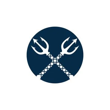 Trident Logo Template vector icon イラスト素材